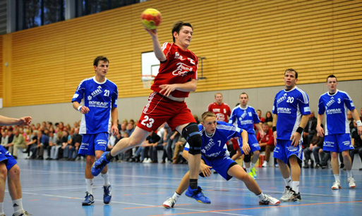 Handballspiel mit dem SV Town und Country Behringen-Sonneborn